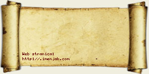 Irena Aćimović vizit kartica